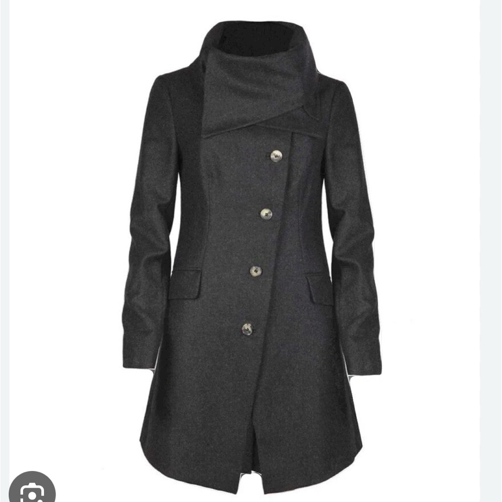 All Saints Tepo Coat - 100% wool